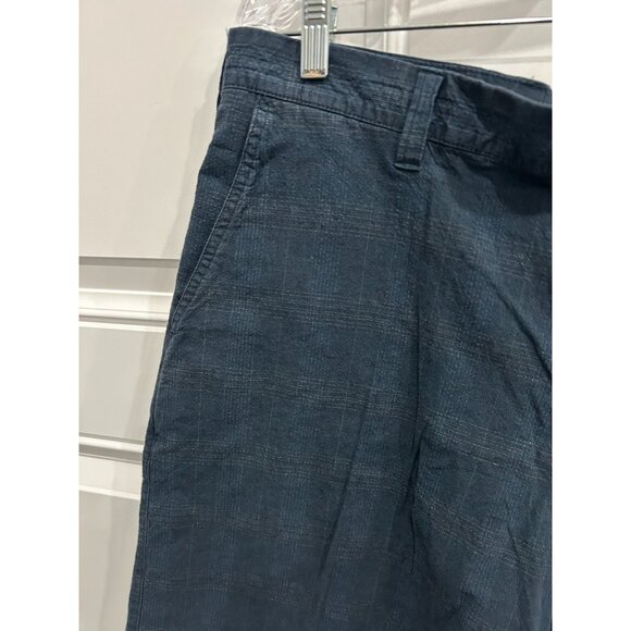 Izod Mens Blue Linen Blend Casual Shorts Size 38 - Picture 4 of 9